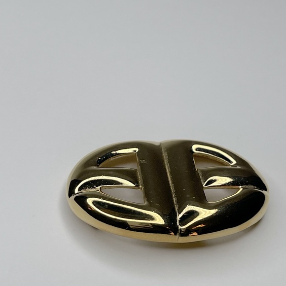 Givenchy GG Logo Vintage  80s Brooch - Picture 2 of 4